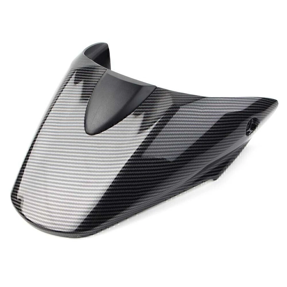 Carbon Fiber Look Rear Pillion Seat Cover for Ducati Monster 696 495 796 2008-14 Foto 2 de 4