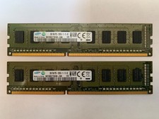 Samsung 4GB 2 2GB DDR3  1600 PC3  12800U 1Rx8 Desktop RAM   Tested Working