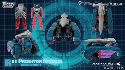 NEW - MMC Mastermind Creations Reformatted - R-51 Proditor Nimbus