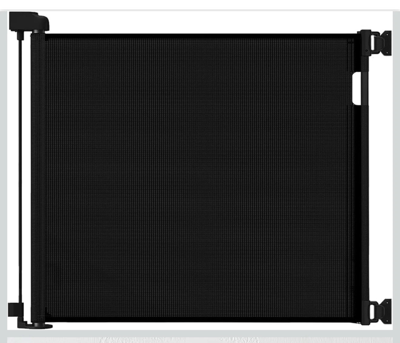 33"x55" Retractable Baby Gate with Auto-Lock for Stairs, Mesh Dog Gate and Child