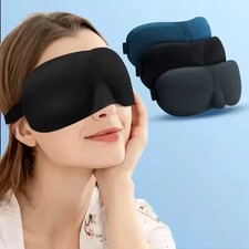 1Pc Sleeping Eye Mask 3D Contoured Cup Blindfold Concave Molded Night Sleep Face