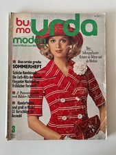 Burda Moden 3 / 1974, März 70er Jahre, retro Vintage, mit Schnittmuster