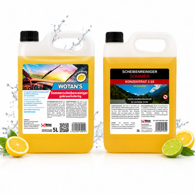 Scheibenreiniger Wischwasser Sommer Citrus gebrauchsfertig Konzentrat Varianten