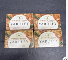 4 X Yardley London Oatmeal  Almond Moisturizing Bath Soap 4 oz Each