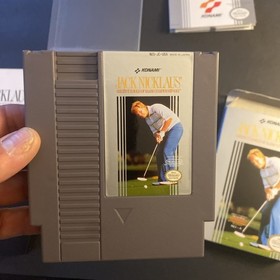 1992 Konami Nintendo NES Jack Nicklaus Golf Video Game Cartridge Boxed Complete