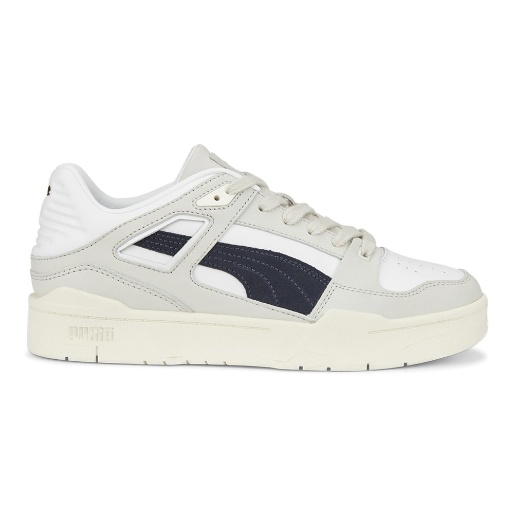 PUMA Slipstream Lux Lace Up  Mens White Sneakers Casual Shoes 38755002