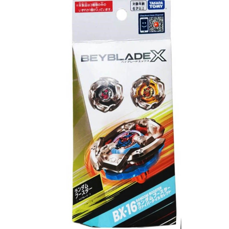 Takara Tomy Random/Full Booster Burst Beyblade X Turbo Viper Tail BX-16 Official