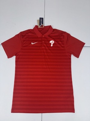 Philadelphia Phillies Nike MLB Authentic Dri-Fit Polo Men's Red NWT Size S $70