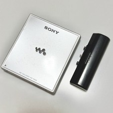 SONY MZ-E620 MD Player Silver AS-IS FOR PARTS Works with Battery Case Japan