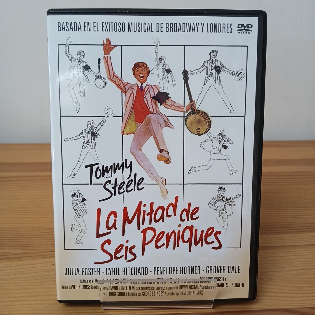 Half A Sixpence 1967 DVD Tommy Steele Spanish Import English Speaking R0