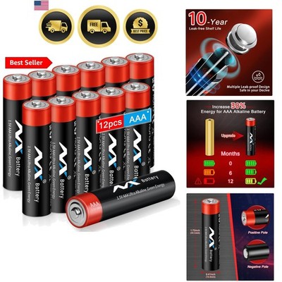Tsrwuily AAA LR03 Batteries,Ultra Long Lasting Alkaline Battery,with Long Las...