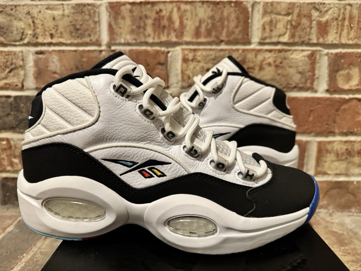 New 9.5 Reebok Question Mid HOF Class of '16 Allen Iverson