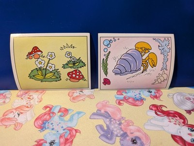 My Little Pony MLP G1 Figurine Italy Panini Stickers 1986 93 & 38