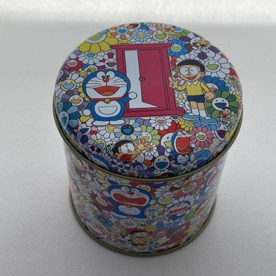 Doraemon Colorful Metal Can Accessory Case Used