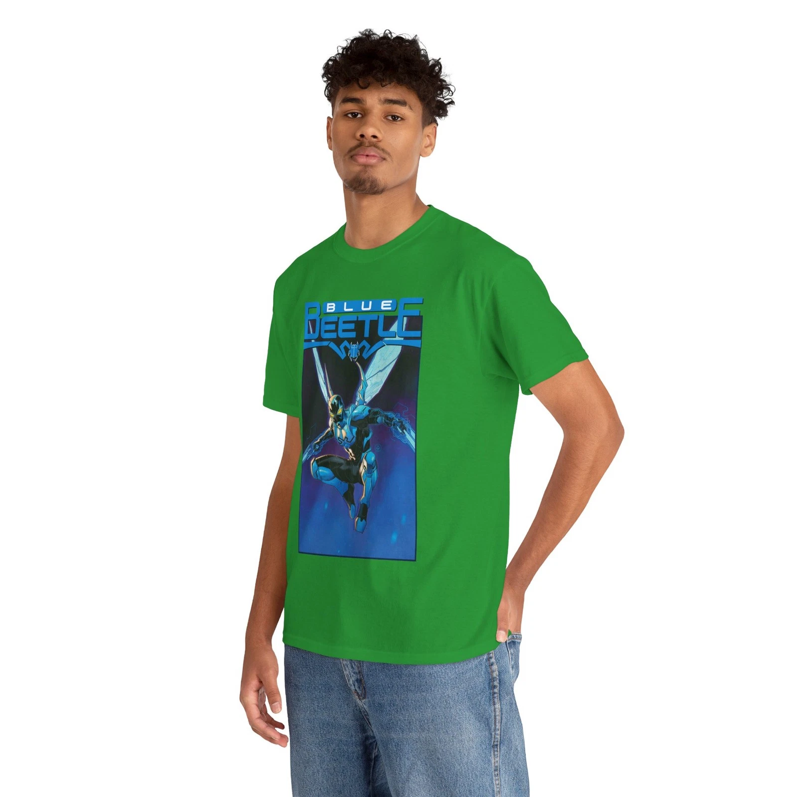 Blue Beetle T-Shirt - Dan Mora Art - Jaime Reyes - DC Comics