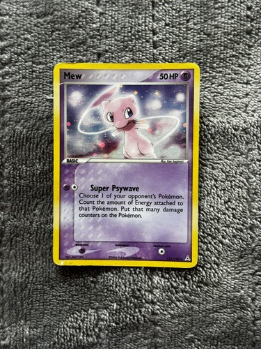 Pokemon Card Mew 111/110 Holon Phantoms Holo Secret Rare 