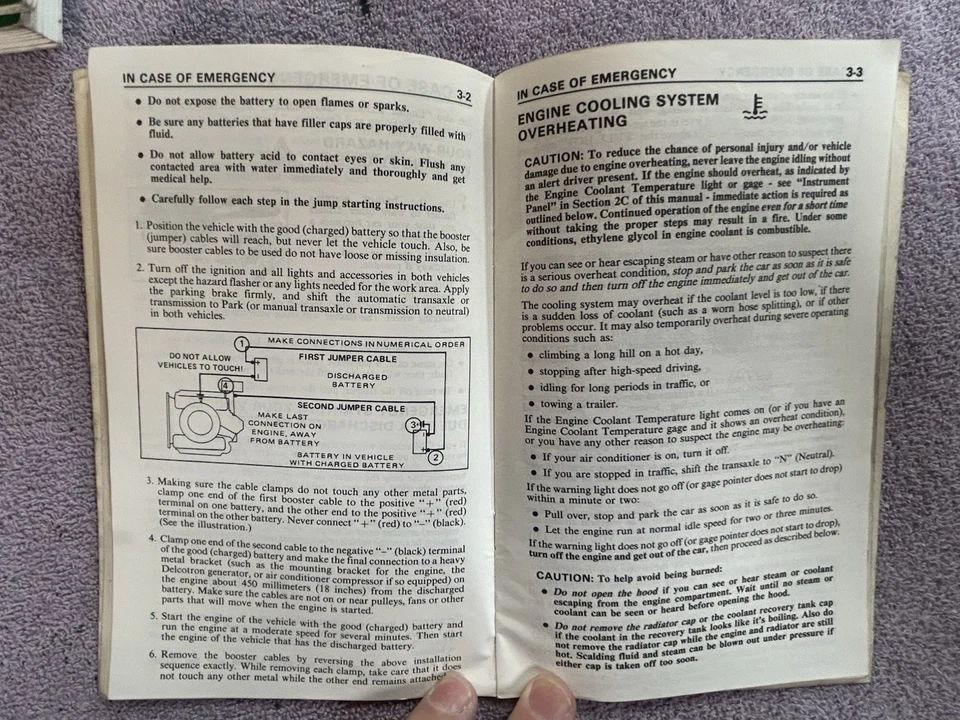 1983 Pontiac 6000 LE STE SE Manual do Proprietário Operador - Imagem 3 de 3