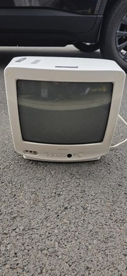 Samsung 13'' Inch Retro Gaming CRT Color TV Television Txd1373 60hz 1998 Av Ports