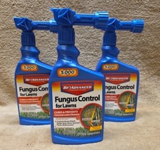 Lot of 3: BioAdvanced Fungus Control For Lawns with Disease