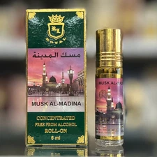 Attar Musk Al Madina Concentrated Perfume oil 6 ml Roll-on-Unisex