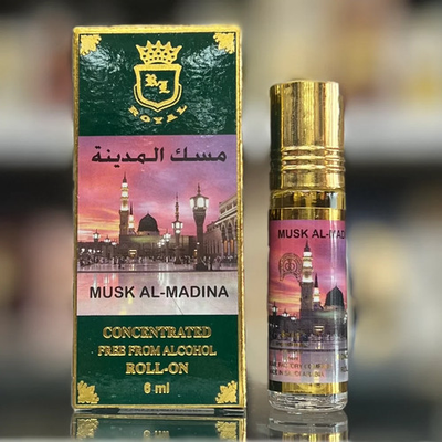 #ad Attar Musk Al Madina Concentrated Perfume oil 6 ml Roll on Unisex $8.50