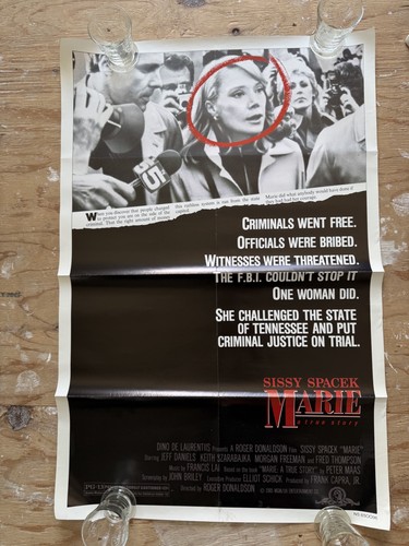 MARIE w/ SISSY SPACEK Original 1 Sheet Poster 27x41 Morgan Freeman Jeff Daniels