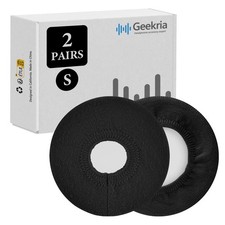Geekria 2 Pairs Washable Headphone Covers Size S / Black