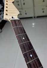 Rosewood Stainless steel 22fret Natural color Flame Maple Electric Guitar Neck