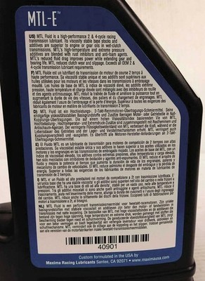 Maxima MTL 85WT Transmission Oil, Fluid For Yamaha PW 50 1981-2026