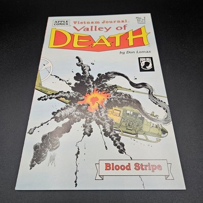 Apple Comics Vietnam Journal: Valley of Death #1 Blood Stripe Copper Age Single