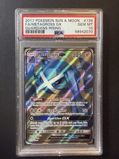 PSA 10 METAGROSS GX FULL ART 139 GUARDIANS RISING POKEMON MJ  on eBay