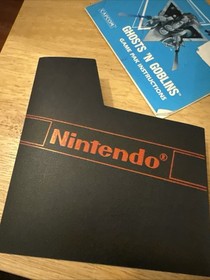 Ghosts 'n Goblins Hangtab for NES Nintendo W Box And Manual