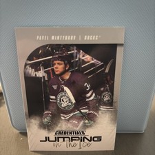 2024-25 Upper Deck Credentials Jumping On The Ice Pavel Mintyukov #JI-PM