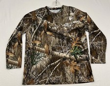 Realtree Edge Mens Camouflage Base Layer Shirt Hunting Size L