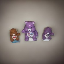 Care Bears Mini Figures Lot   Share Bear  Friends   Vintage PVC Toys