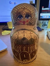 Vintage Hand painted Russian Nesting Dolls DIRECTLY FROM RUSSIA