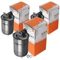 3X Mahle / Knecht Kraftstofffilter KL 476D Fuel Filter