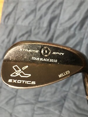 Tour Edge Exotics Xtreme Spin Tour Black 2010 58* Lob Wedge RH TT DG Steel L3482