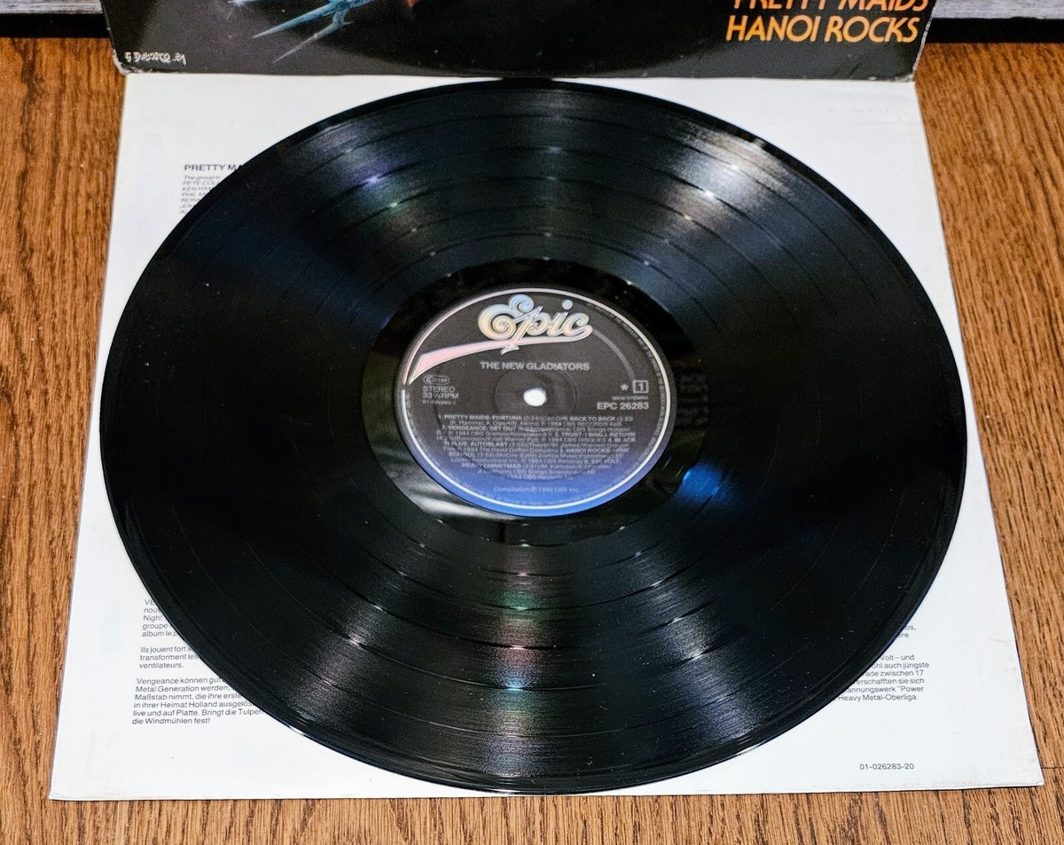 Sculptures Et Grands/リオペラ/ポスター RARE* The New Gladiators Self-titled 1985 Vinyl Album