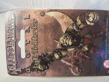 WOTC Half Troll Hacker Mage Knight Limited edition metal nib blister pack wizkid