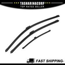 24" 20" 11" Front Rear Windshield Wiper Blade Set fit for BMW X2 Not J Hook