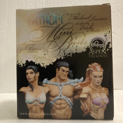 Aspen Michael Turner's Fathom Mini-Bust 483/600 New Never Displayed.
