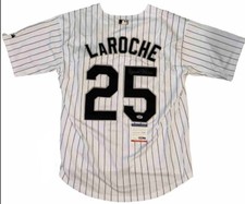 Adam LaRoche SIGNED #25 Chicago White Sox size 52 (XL) Majestic jersey w/PSA COA