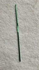 Vintage Used Hero Crochet Hook Made In USA Size E Metal Green