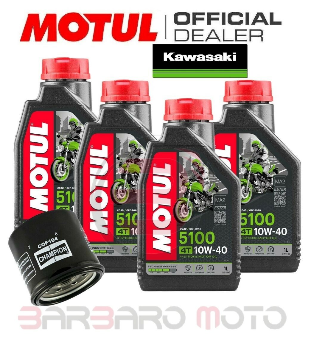 Inspection Set Kawasaki ZX-9R Ninja Oil MOTUL 5100 10w40 + Filter