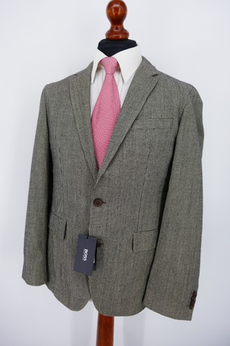 Chaqueta Hugo Boss T.48 100% lana virgen Black Label NUEVA con etiqueta - Imagen 3 de 10
