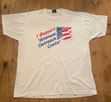 VTG I Support Veterans Outreach Center Single Stitched T-Shirt XL