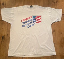 VTG I Support Veterans Outreach Center Single Stitched T-Shirt XL