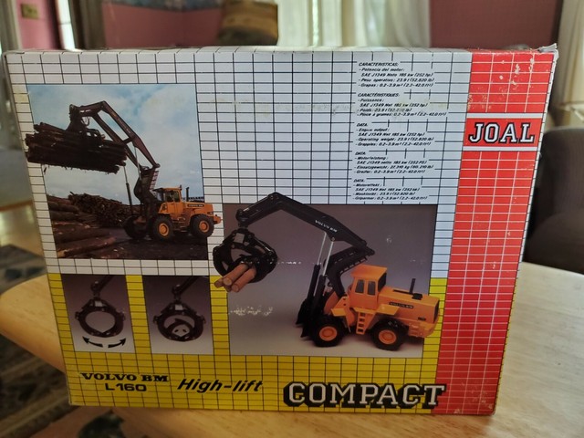 Miniature Joal 1/50 Volvo BM L160 High Lift - Jaune - Diecast (Occasion)