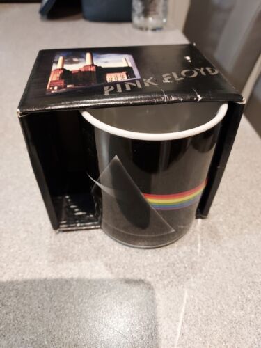 Pink Floyd Dark Side of the Moon Ceramic Mug New and Boxed! - Afbeelding 1 van 8